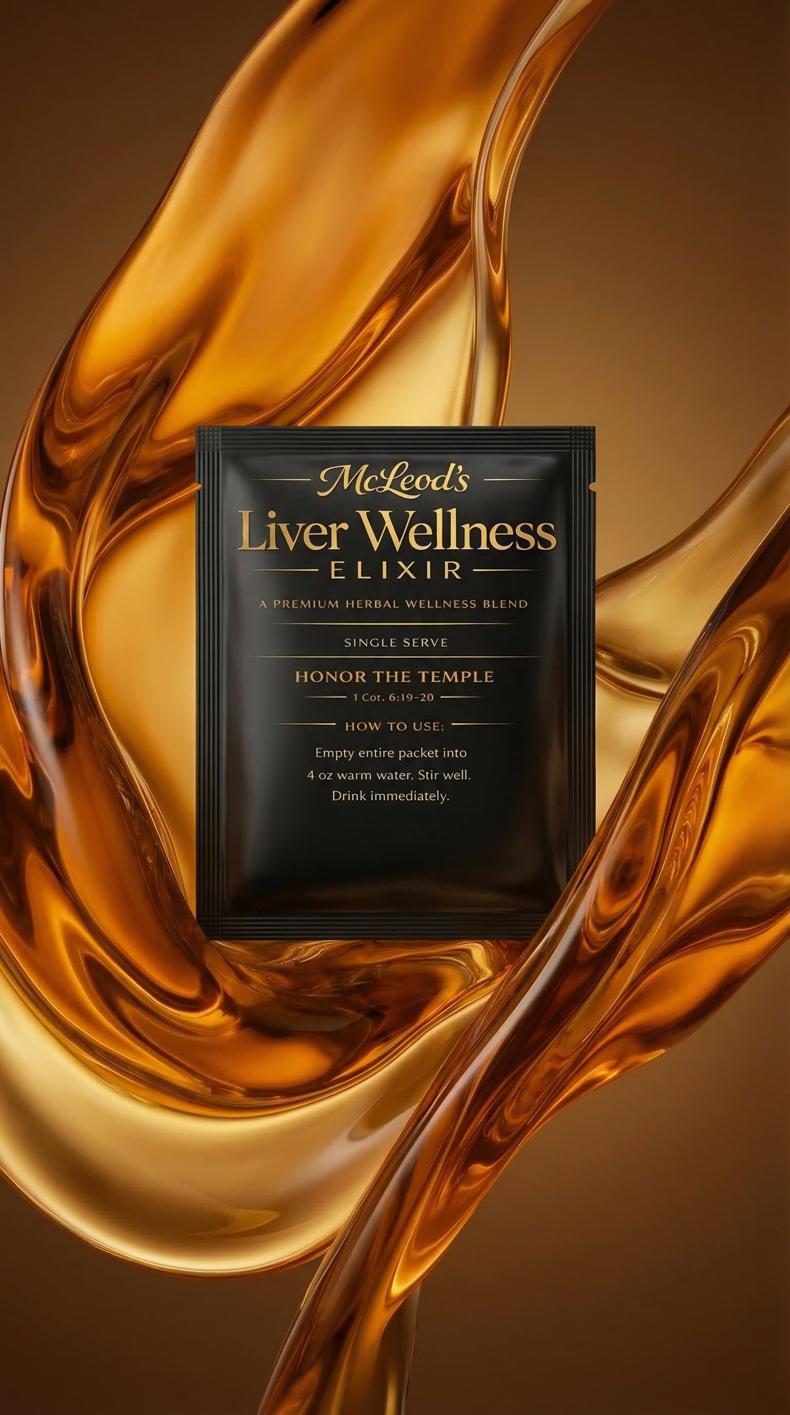 MCLEOD'S ™ Liver Wellness Elixir Original 3 Day Trial Packet